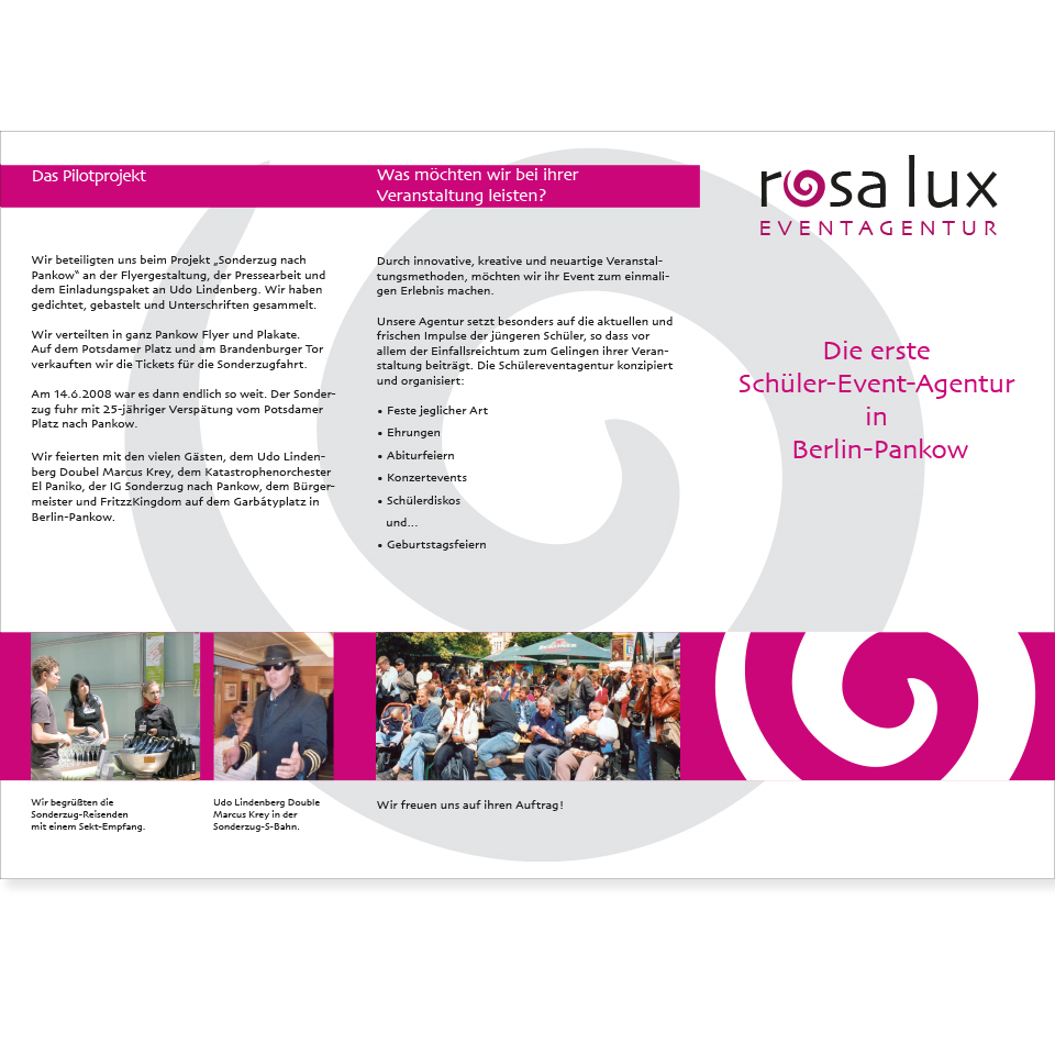 Folder Schülereventagentur ros lux